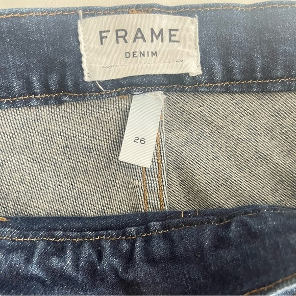 Frame Denim Dark Blue Ankle Jeans - Picture 7 of 10